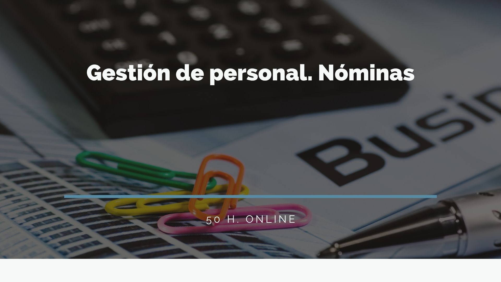 Gestión de personal. Nóminas